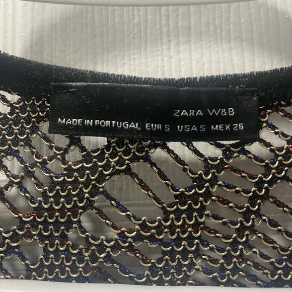 ZARA Sleeveless sheer top size S - Picture 2 of 3